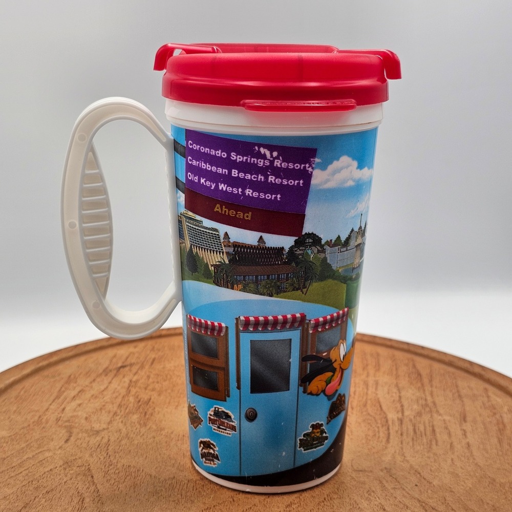 Disney Parks Travel Mug Rapid Fill Refillable Souvenir Whirley DrinkWorks 2014